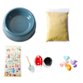 Pikkukuva 1 / 5: Pienoiskaluste lelu nukkekoti DIY koristelutarvikkeet mini simulointi aaltoallas Wave Pool sand (blue)
