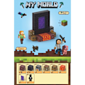 Miniatyrbild 1 av 3: Minecraft Byggklossar Set Magnetiska Byggklossar Leksak Magnetisk Tavla T043-Hell's Gate-32 pcs