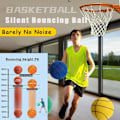 Miniatyrbild 5 av 5: Handleshh Tyst Basketboll - Premiummaterial, tyst och mjuk skumboll, tränings- och spelhjälp Blå Blå Blue 18cm
