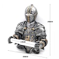Miniatyrbild 2 av 5: Riddare, romersk soldat, pappershållare, sugpropp, vägghängd, hushållspapper, tissuebox, toalettpapper.