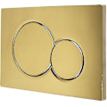 Miniatyrbillede 4 af 5: Geberit Sigma01 Dobbelt Skylleplade, Krom Finish, 115.770, Guld