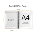 Miniatyrbillede 3 af 5: Nodeholder, 60 siders kapacitet, nodemappe/-holder, passer til Letter Size A4, skrivbar & De