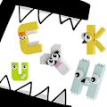 Pikkukuva 5 / 5: Alphabet Lore 26 Kirjainyhdistelmää Koulutuslelusetti 969 Osainen Luova Lelupalikkasarja Lapsille Lahjaksi