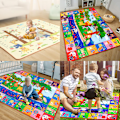 Miniatyrbild 4 av 4: Skummatta för baby, Lekmatta för krypande baby XPE Dubbelsidig Skum Vattentät Storlek 200*180*0.5cm Matta Baby Halkfri Portabel