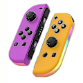 Pikkukuva 1 / 2: Langaton yhteensopiva Switch, Oled, Lite -peliohjaimen joystick (vasen/oikea) -vaihto RGB-valolla oikealla