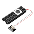 Pikkukuva 1 / 5: M2 Ssd Nvme -jäähdytyselementti M2 2280 Ssd -kiintolevyn alumiininen jäähdytyselementti