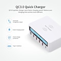 Miniatyrbillede 3 af 5: Smart ladestation med 6 porte LCD USB-ladedock trådløs oplader med universel kompatibilitet ladestation til familie- og kontorbrug