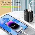 Miniatyrbillede 2 af 5: USB-C 120W PD Oplader Type C Strømadapter Til Telefon Samsung