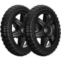 Hjul til små vogne, robuste plastkomponenter til daglig brug Black 13.00X13.00X3.00CM