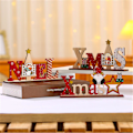 Miniatyrbillede 4 af 4: Nyt julebord Træbordplade Dekorationer til julehjem Dekorationer Juledekoration til hjemmet Natal Noel Deco Style2