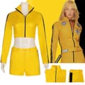 Kill Bill Vol.1 Bruden Kostym Gul Uniform Kläder För Kvinnor Halloween Karneval Kostym Full Set M