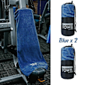 Miniatyrbild 1 av 5: Träningshandduk för sport Multifunktionell snabbtorkande handduk Gymutrustning Svettdyna Handduk Simhandduk Mikrofiber Poolhanddukar 2 Blue With Bag