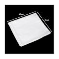 Miniatyrbild 4 av 4: Tygnapkiner Bomull Middagsnapkiner Med Fållade Kanter, Tvättbara Napkiner Perfekta För Fester, Bröllop (Vit)