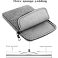 Miniatyrbild 4 av 8: 9-11 tums surfplattefodral passar nya 11 tum iPad Pro M4/iPad Air M2 2024, iPad Air 5/4/3 10,9\"/10,5\", iPad Pro Light Grey