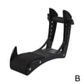 Justerbart Elektriskt Gitarrbenstöd Halkfritt Ergonomiskt Gitarrhållare Black
