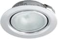 Belysning 12v 20w halogen infälld downlight krom varmvit lågspänning (Driver krävs)