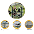 Miniatyrbild 5 av 5: Ny växthus PVC-förstärkt ersättningsöverdrag Klar PVC-överdrag