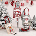 Miniatyrbilde 4 av 4: Navidad 2023 Santa Sekker Godteri Håndtak Snøring Gavepose Juledekorasjoner For Hjem Nyttår 2023 Juletre Ornament Dekor 3-elk foot