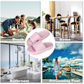 Miniatyrbillede 5 af 6: Dame Tykke Platform Cloud Slippers Khaki Pink rosa 40-41