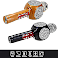 Miniatyrbild 4 av 5: Professionell Bluetooth Trådlös Mikrofon Högtalare Handhållen Mikrofon Karaoke Mic Musikspelare