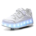 Miniatyrbillede 1 af 5: Børnesneakers Dobbelthjulede Sko LED Lys Sko Q7-yky