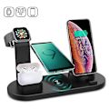 Pikkukuva 4 / 5: 3-in-1 langaton kellolaturi Micro USB -portilla - Type C -jalusta Black