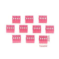 Miniatyrbillede 1 af 5: 10 stk. Slide Type Switch Module 1 2 3 4 5 6 8PIN 2.54mm DIP Rød Pitch Toggle Switch Rød Snap Switch Dial Switch IGMOPNRQ A4