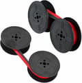 Miniatyrbild 1 av 6: {YM}2-pack Typewriter Ribbon, Twin Spool, Red and Black, Twin Spool Replacement Pack