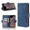 Wallet Stand Case til Galaxy Xcover Pro, Læderkompatibelt Cover Blue