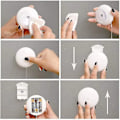 Miniatyrbilde 4 av 5: Ow Led Sugekopplampe S Julepynt Hjem Rotte (varm 1 stk)