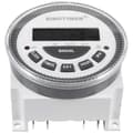 SINOTIMER Tm-619H-2 230Vac 7 Dagars Veckovis Programmerbar Digital Timer Belysningsbrytare Utgång 220V Volt white