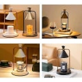 Miniatyrbilde 4 av 5: Retro Elektrisk Voks Lampe Lys Varmer Temperatur Lampe for Soverom. Justerbar Black