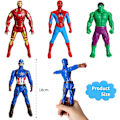 Miniatyrbillede 2 af 5: Marvel figurer, superheltefigurer 18 cm, 4 stk. Avengers figurer, Marvel legetøj Titan Hero serie