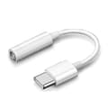 Typ C 3,5 Jack Hörlursljud Aux-kabel USB till 3,5 mm Hörlursadapter White