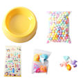 Pikkukuva 1 / 5: Pienoiskaluste lelu nukkekoti DIY koristelutarvikkeet mini simulointi aaltoallas Wave pool ball (yellow)