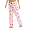 Miniatyrbillede 3 af 3: Slumber Party Damer/Kvinders Jule-Julebrød Pyjamasbukser Pink