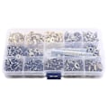 Miniatyrbild 2 av 5: 100 Set Läder Tryckknappar Kit, 12.5mm Metall Knapp Tryckknappar, 4 Färg Läder Tryckknappar Fo