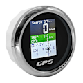 Miniatyrbillede 1 af 5: 85 mm Smart GPS-speedometer Vandtæt TFT-skærm Digitalt omdrejningstæller kilometertæller med GPS-antenne til C