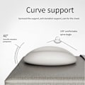 Miniatyrbillede 4 af 5: Blød Massagepude Ansigtsafslapning Memory Foam Afslappende Nakkestøtte Skønhedssalon Ansigts Pude til SPA U-Formet