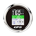 Miniatyrbillede 2 af 5: 85 mm Smart GPS-speedometer Vandtæt TFT-skærm Digitalt omdrejningstæller kilometertæller med GPS-antenne til C