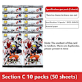 Pikkukuva 1 / 3: Naruto-pelikortit japanilainen sarjakuva Schoolmaster-sarja Ssp-kortti Uchiha Sasuke Ninja War R Lasten lelut J 10PACK 50PCS