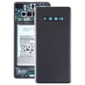 [Ny] Batterideksel til Galaxy S10+ med kameralinse Black