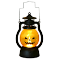 Miniatyrbillede 1 af 4: Halloween Græskar LED Lys Lampe Håndholdt Petroleum Pony Lanterne Fest Hjemmeindretning C