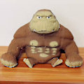 Miniatyrbillede 4 af 5: Stor Kæmpe Svampet Squishy Fidget Abe Antistress Legetøj Blød Sjov Gave Legetøj