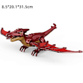 Pikkukuva 1 / 3: Jurassic Dinosaur World -sarjan rakennuspalikat Triceratops Isot hahmot|palikat Pterosaurs flame