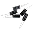5 x 470uF 50V 105 Grader Celsius Radiell Elektrolytkondensator Black 10x20mm