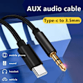 Pikkukuva 3 / 8: Aux-kaapeli Type C USB-C - 3,5 mm:n liitin matkapuhelinlisävarusteille