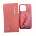Miniatyrbillede 1 af 5: Rhode 2-i-1 Silikone Etui med Lipgloss Holder til iPhone, Peach Pit (9 Farver) peach pit peach pit iphone15Pro
