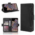 Wallet Stand Case til Galaxy Xcover Pro, Læderkompatibelt Cover Black