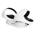Miniatyrbillede 2 af 4: Kompatibel PS5 VR2 Spilkontroller med LED-lys opladningsstand - Bærbar Controller Dobbelt Oplader